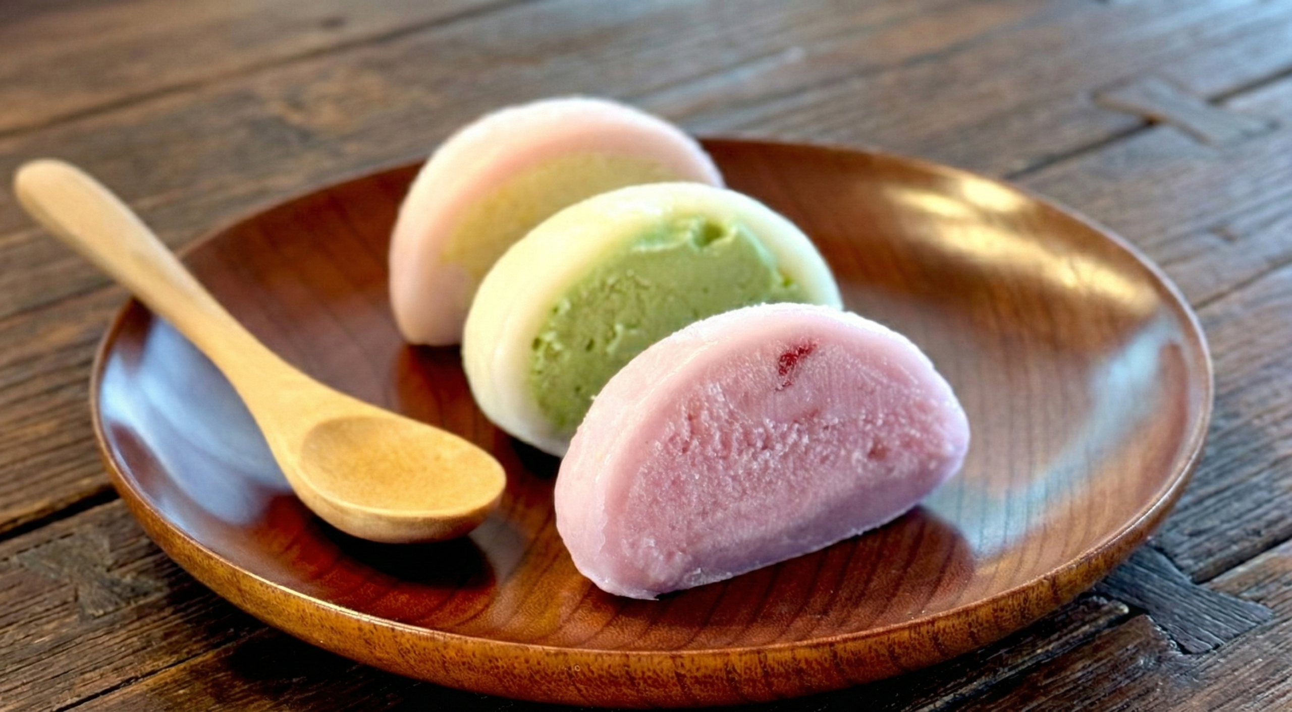 Low-carb mochi ice cream