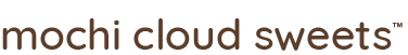 Mochi Cloud Sweets Logo